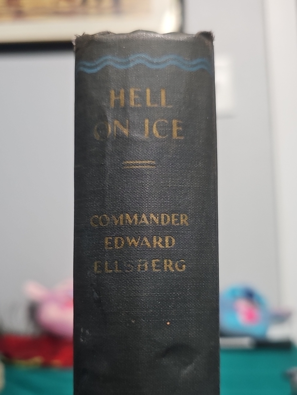 Vintage Hardcover Book "Hell on Ice" By Commander Edward Ellsberg